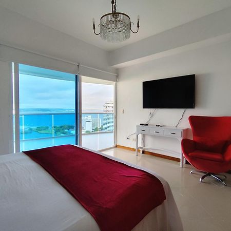 Apartamento De Lujo Con Vista Al Mar - Excelente Ubicacion Cartagena Eksteriør billede