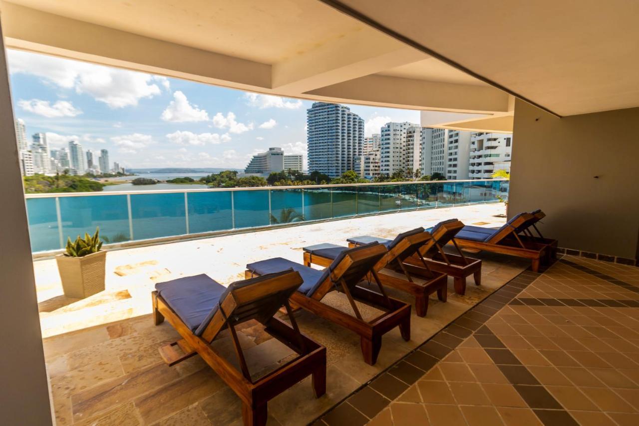 Apartamento De Lujo Con Vista Al Mar - Excelente Ubicacion Cartagena Eksteriør billede