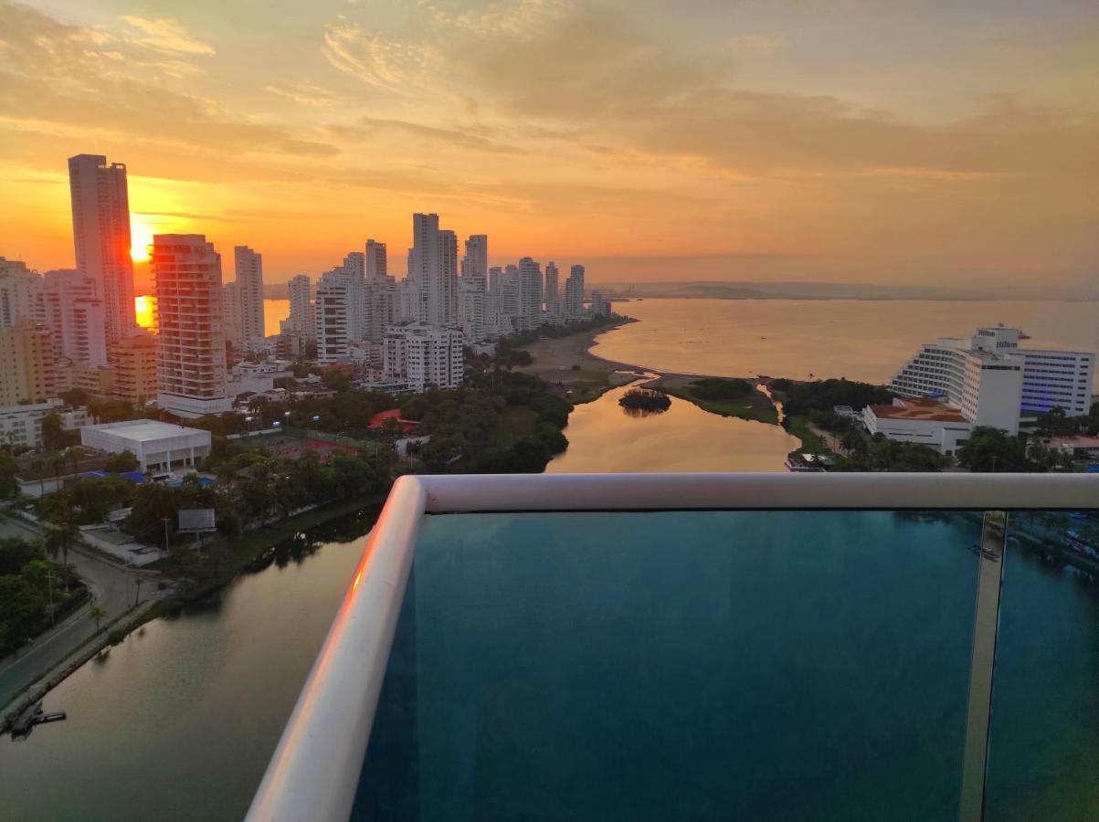 Apartamento De Lujo Con Vista Al Mar - Excelente Ubicacion Cartagena Eksteriør billede