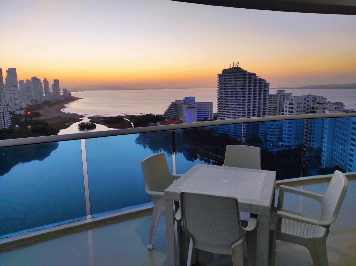 Apartamento De Lujo Con Vista Al Mar - Excelente Ubicacion Cartagena Eksteriør billede