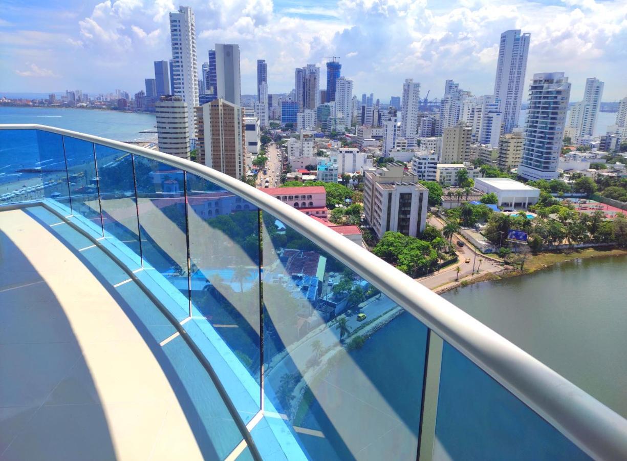 Apartamento De Lujo Con Vista Al Mar - Excelente Ubicacion Cartagena Eksteriør billede