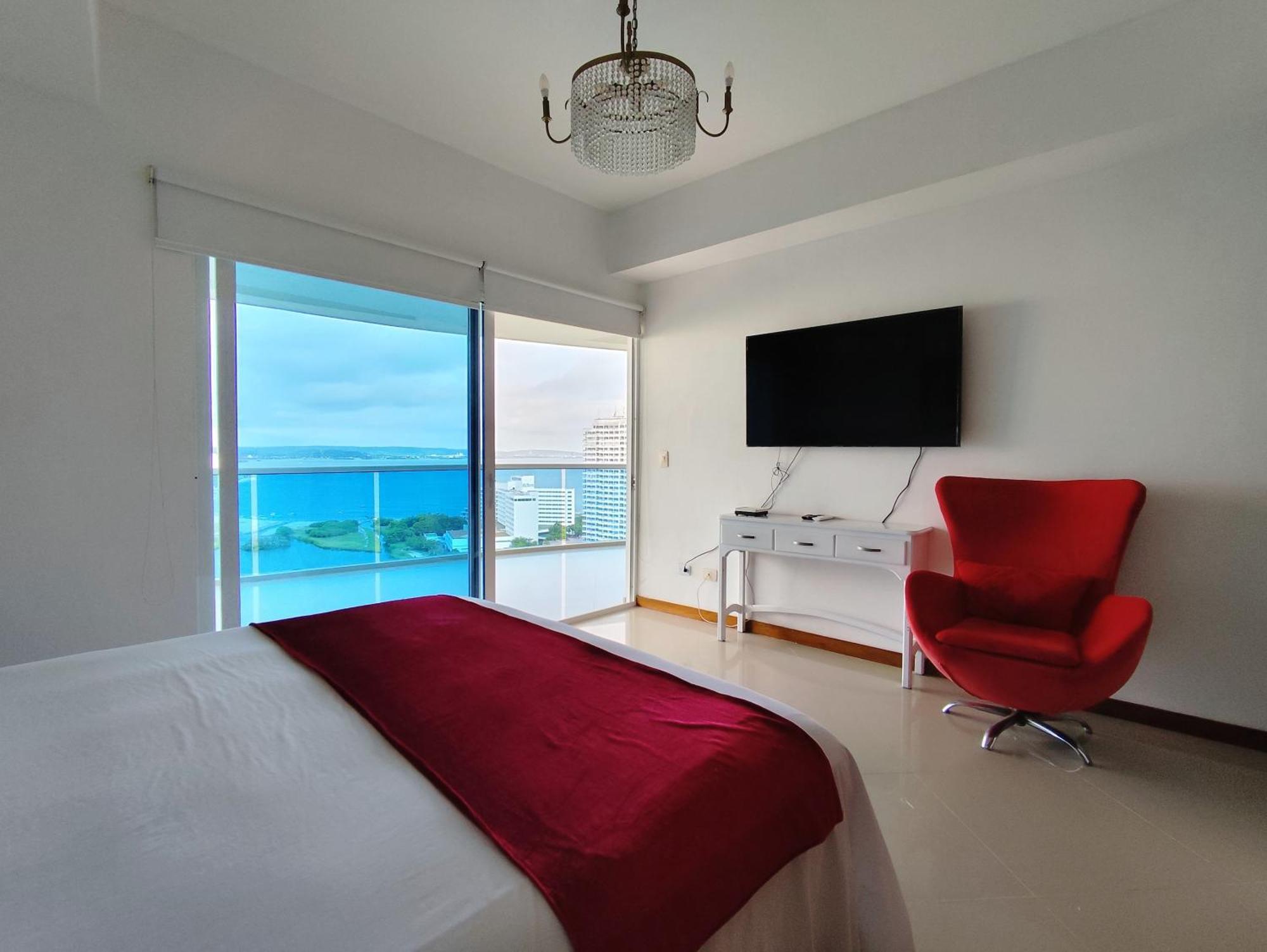Apartamento De Lujo Con Vista Al Mar - Excelente Ubicacion Cartagena Eksteriør billede